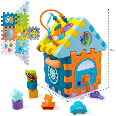 Jouets d'apprentissage multifonctionnels - maisonnette