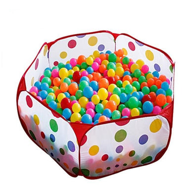 Parc de jeu - rouge blanc à pois 1.5m