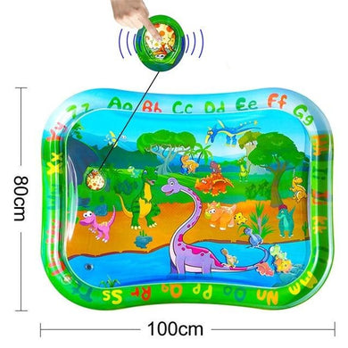 Tapis d'eau Gonflable pour Bébé - dinosaure