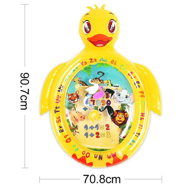 Tapis d'eau Gonflable pour Bébé - canard jaune