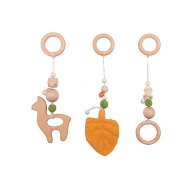 Crochets en bois pour bébé - chameau