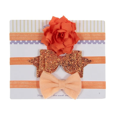 Serre tête bandeau élastique - orange