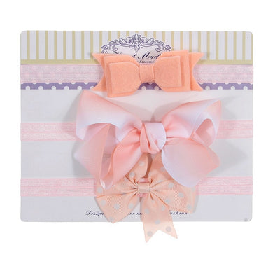 Serre tête bandeau élastique - orange doux