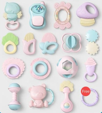 Jouet Hochet de Dentition pour Bébé - 16pcs (verre chouette)