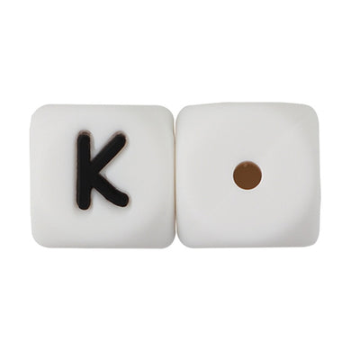 Perle en silicone pour collier bébé - K