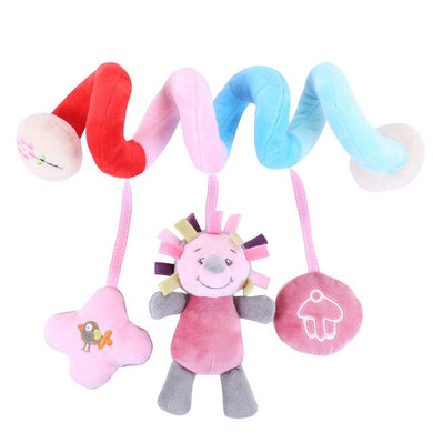 Spirale doudou pour pousette 0-12 mois - cochon rose