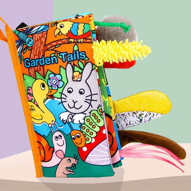 Livre d'activité en tissu 0-12 mois - animaux des parcs