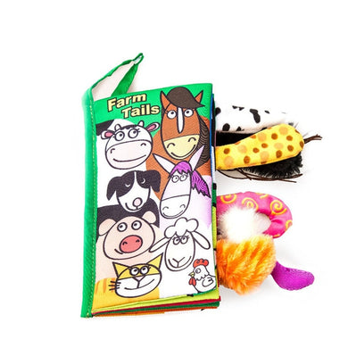 Livre d'activité en tissu 0-12 mois - ferme