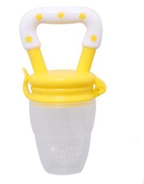 Tétine d'alimentation - jaune blanc S