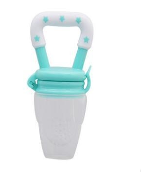 Tétine d'alimentation - bleu blanc M