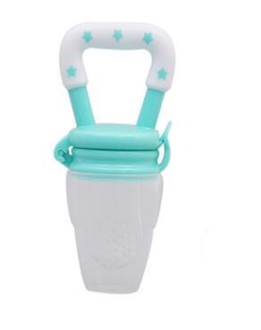 Tétine d'alimentation - blanc bleu S