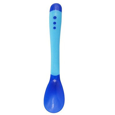 cuillère en silicone - bleu