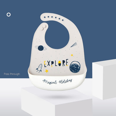 Bavoir Impermeable - espace blanc crème