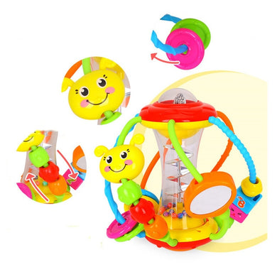 Jouets éducatifs pour bébés de 0 à 12 mois - hochet rond