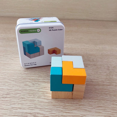 Jouets en bois pour enfants - 3D puzzle cube