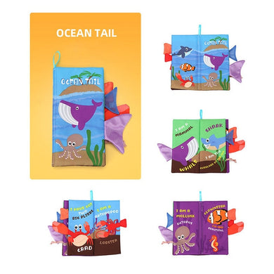 Livre d'activité en tissu 0-12 mois - Ocean