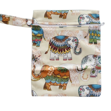 Sac à couches imperméable et lavable 30 x 40cm - éléphant indien