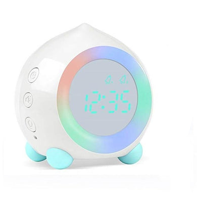 Réveil matin Lumineux LED (USB) - bluetooth blanc