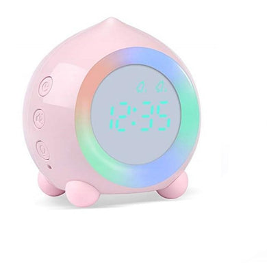 Réveil matin Lumineux LED (USB) - bluetooth rose