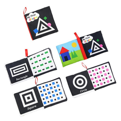 Livre d'activité en tissu 0-12 mois - forme cognitive