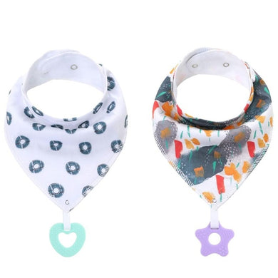 Bavoir Bandana Bébé - Duo Maya