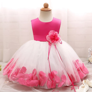 Robe en Tulle princesse fille - rose vif