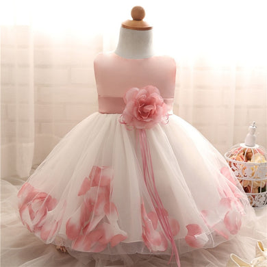 Robe en Tulle princesse fille - rose duchesse