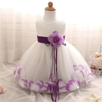 Robe en Tulle princesse fille - violet