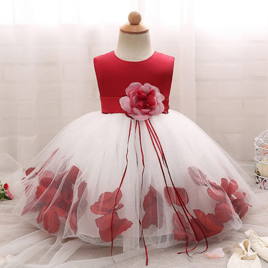 Robe en Tulle princesse fille - rouge