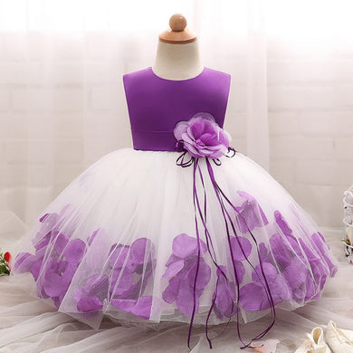 Robe en Tulle princesse fille - violet