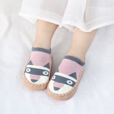 Paires de Chaussons - rose renard