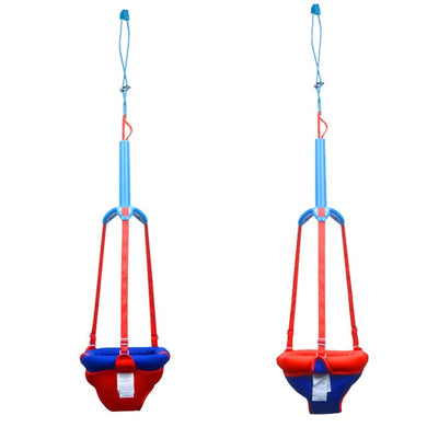 Harnais de porte pour jeu balançoire - bleu rouge