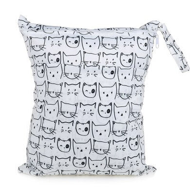 Sac à Couche de Bébé Réutilisable - chat