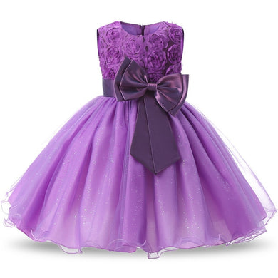 Robe de baptême - violet