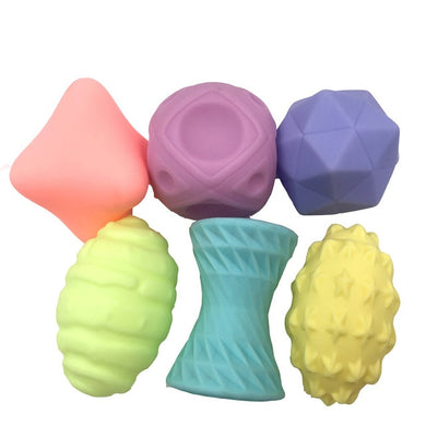 lots de jouets sensoriels pour enfant - 6 pcs/ couleurs pastel