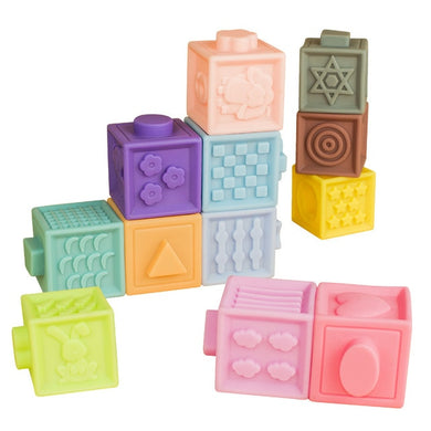 Jouet sensoriel pour enfant - 12 pcs cubes
