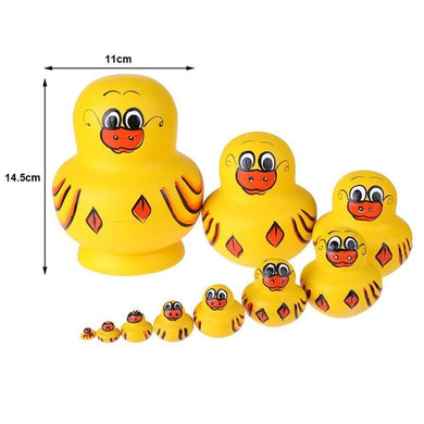 Poupée russe en bois - canard