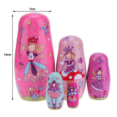 Poupée russe en bois - fées