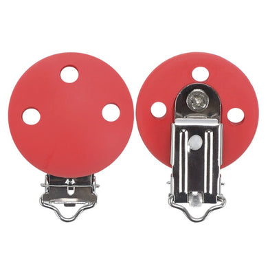 Attache Sucette Bois - rouge