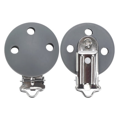 Attache Sucette Bois - gris