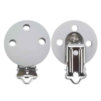 Attache Sucette Bois - gris clair