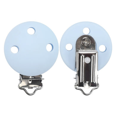 Attache Sucette Bois - bleu