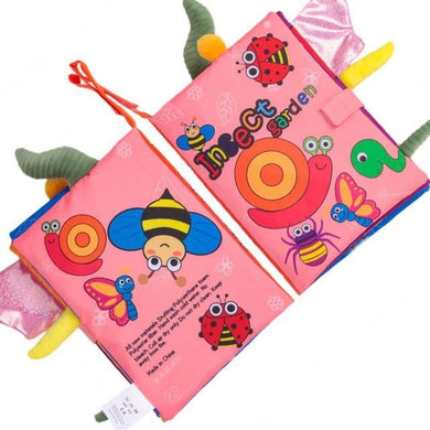 Livre d'activité en tissu 0-12 mois - Rosa