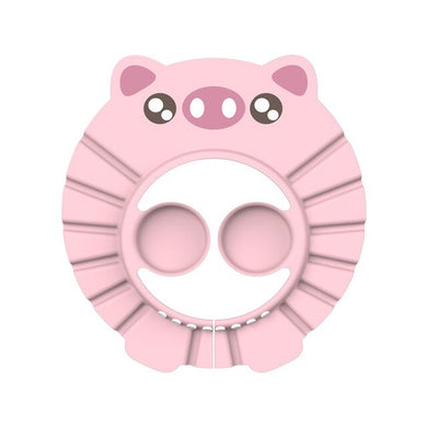 Chapeau de Douche pour Bébé - cochon rose