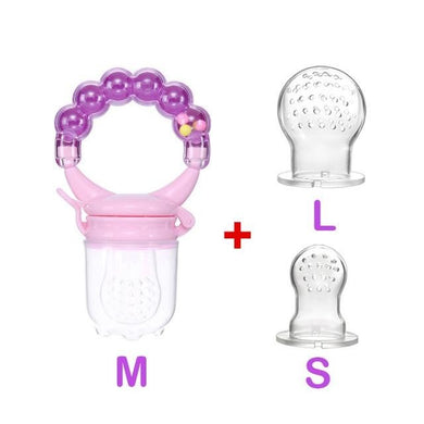 Tétine d'alimentation 3 tétines - violet