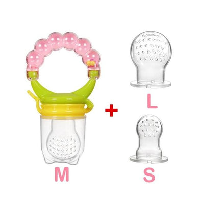 Tétine d'alimentation 3 tétines - rose