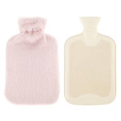 Bouillotte avec Housse en polaire 1.8L -  rose