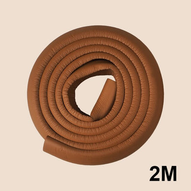 Mousse de protection pour bords de table 2 m - marron