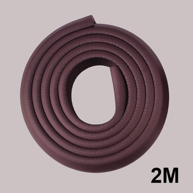 Mousse de protection pour bords de table 2 m - marron foncé