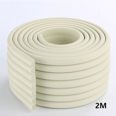 Mousse de protection pour bords de table 2 m large - blanc